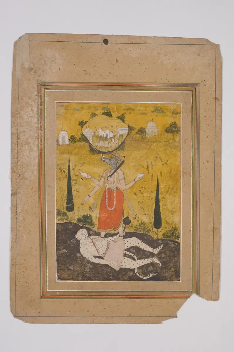 Miniature painting Varaha