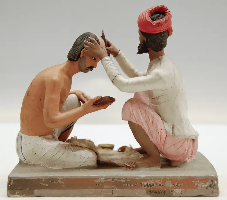Brahmane und Barbier