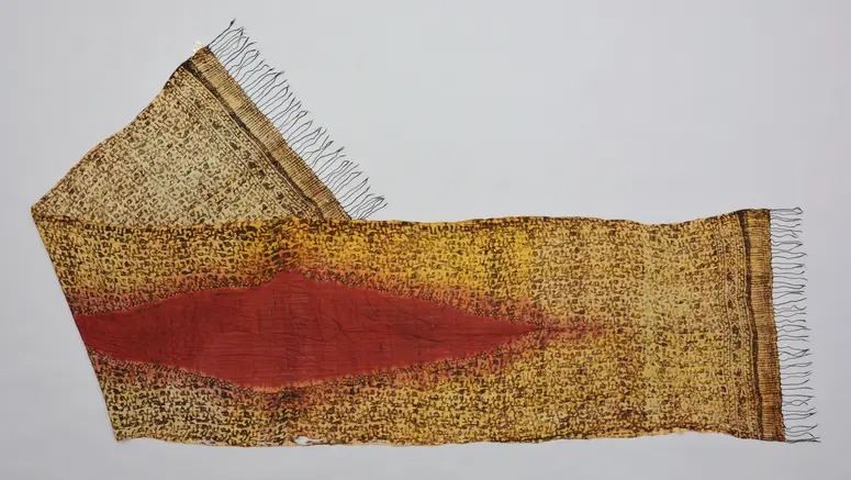 Schultertuch, Batik