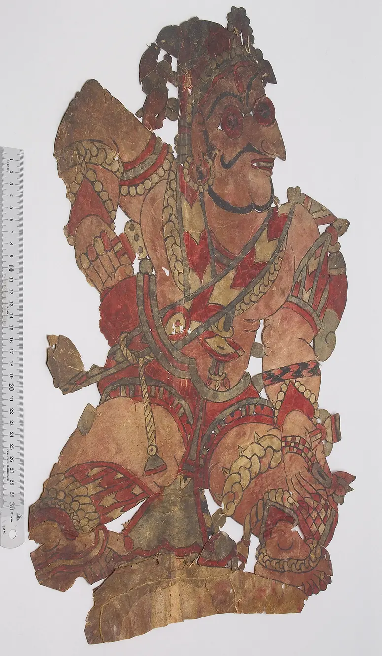 Schattenspielfigur Bhima