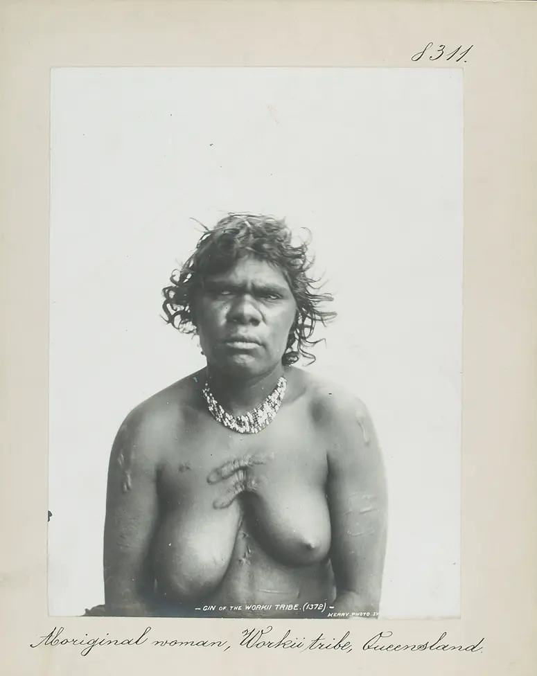 Aboriginal woman, Workii tribe, Queensland