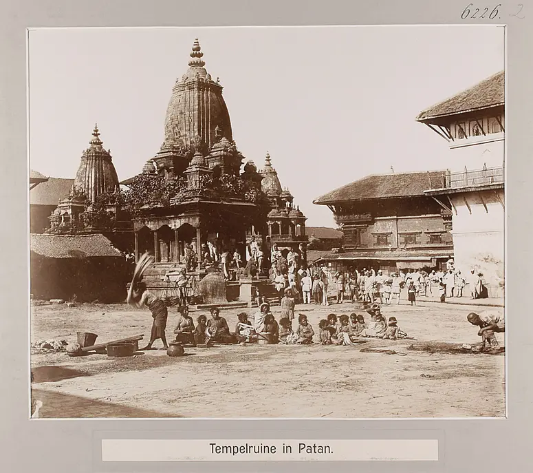Tempelruine in Patan