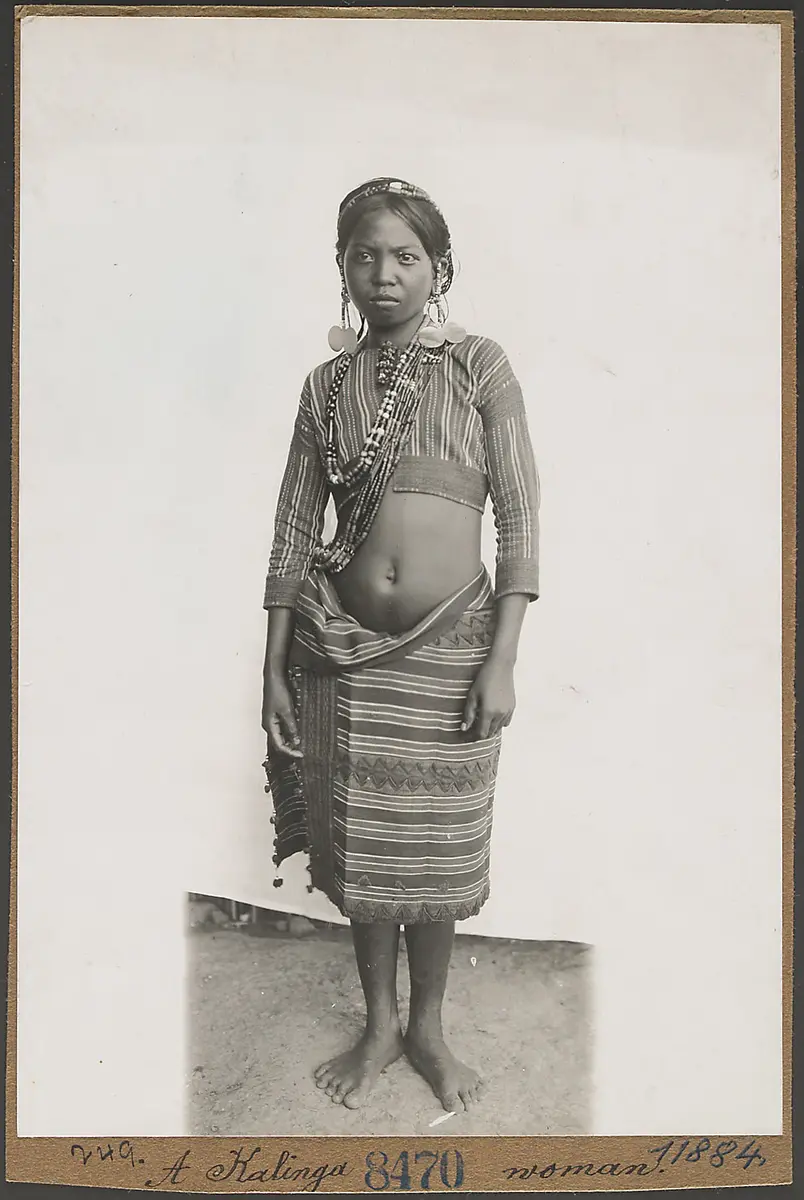 A Kalinga woman in her typical dress