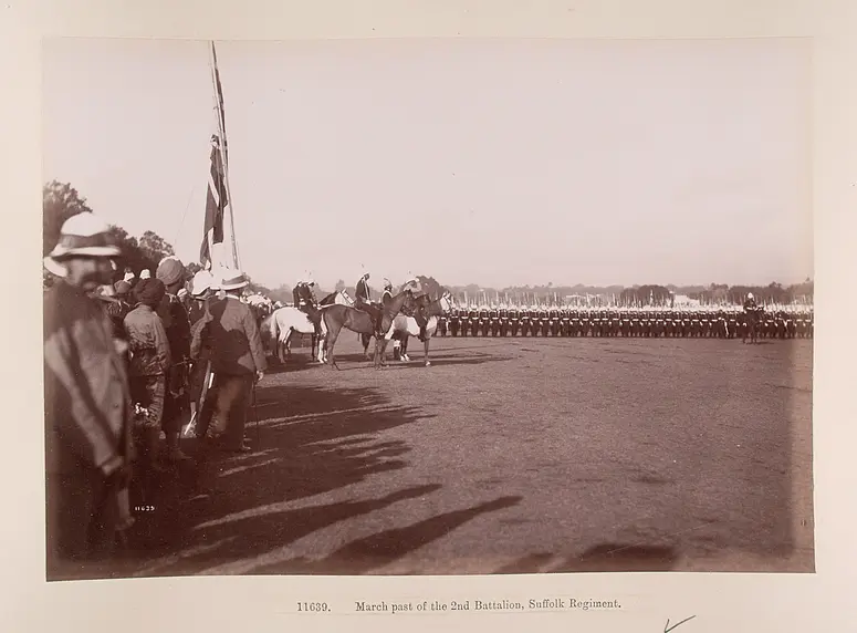 Vorbeimarsch des 2ten Bataillons, Suffolk Regiment