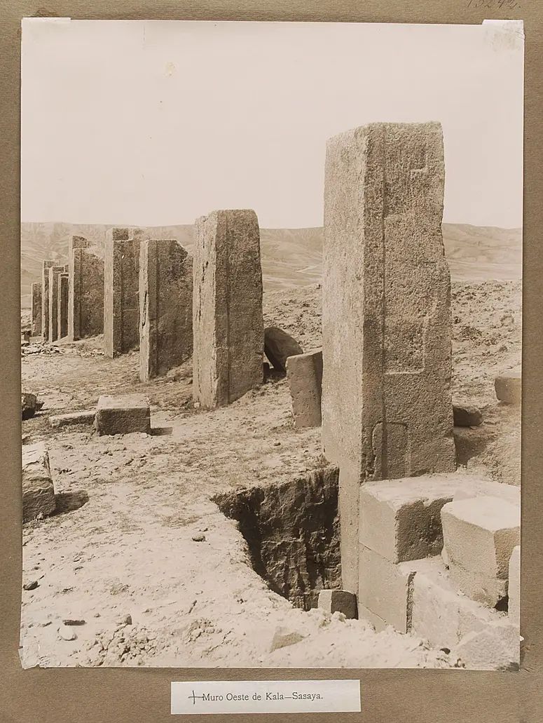 Tihuanaco: West-Mauer von Kala-Sasaya