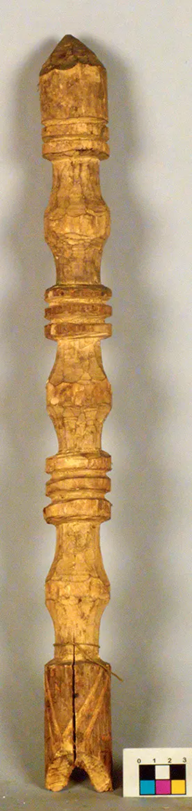 Model of a house post