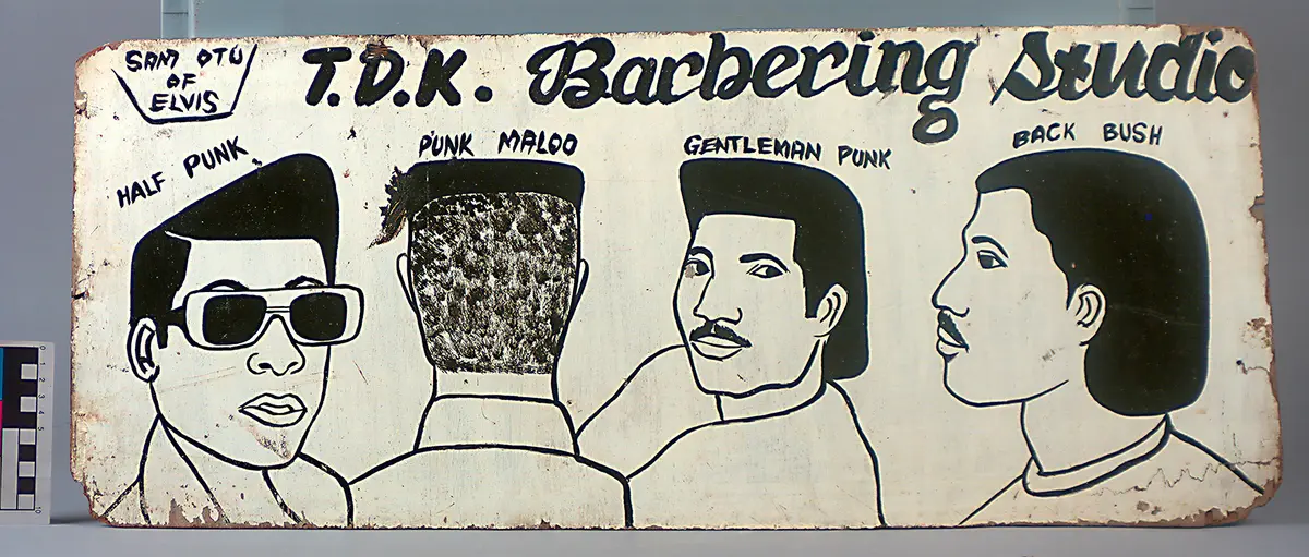 Friseurschild T.D.K. Barbering Studios