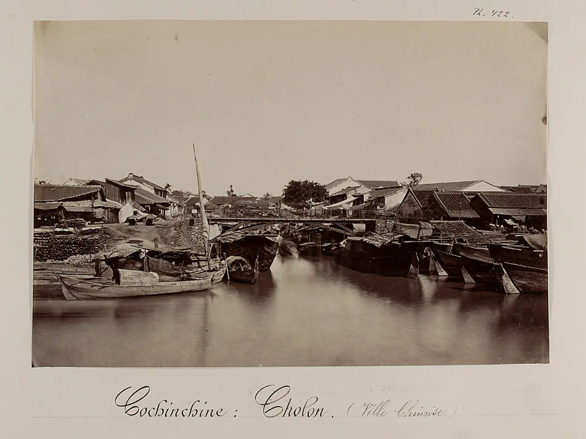 Cholon, Chinesenviertel; Boote vor Anker