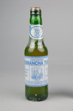 Altar-Ensemble: Flasche mit Banho Descara