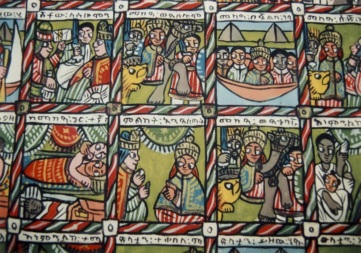 Legende der Königin von Saba und Salomon