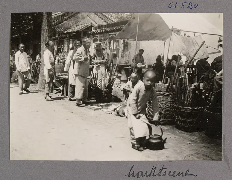 Nanjing. Marktszene