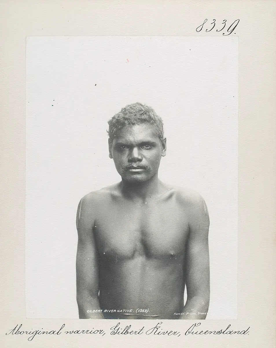 Aboriginal warrior, Gilbert River, Queensland