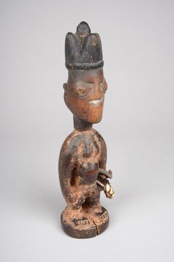 Männliche Ibeji Zwillingsfigur