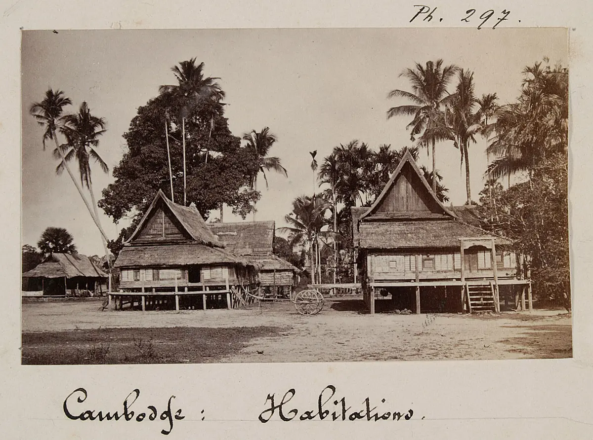 Häuser von Cambodscha