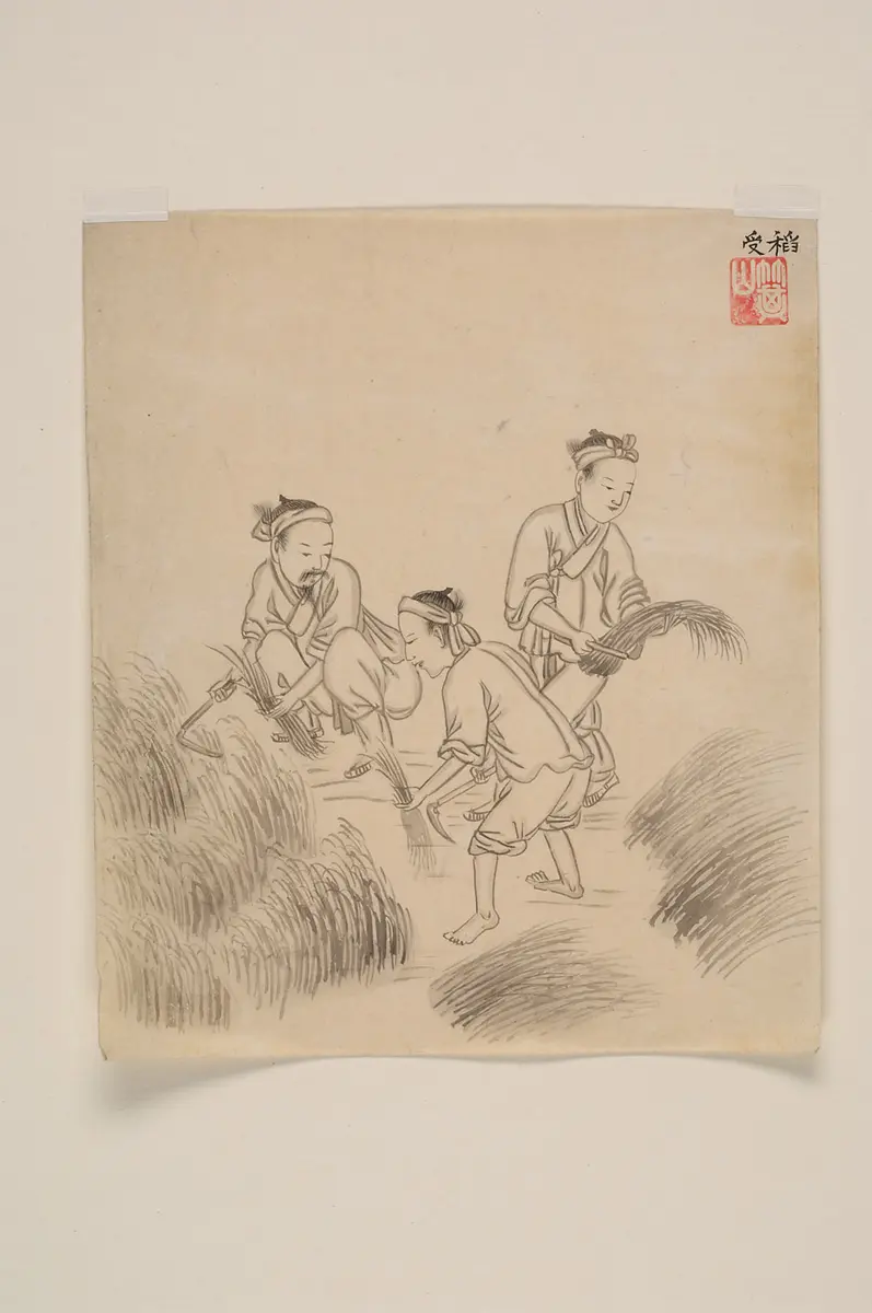 Tuschezeichnung der Werkstatt Kim Jun-geun 김준근 金俊根 (Kisan 기산 箕山)