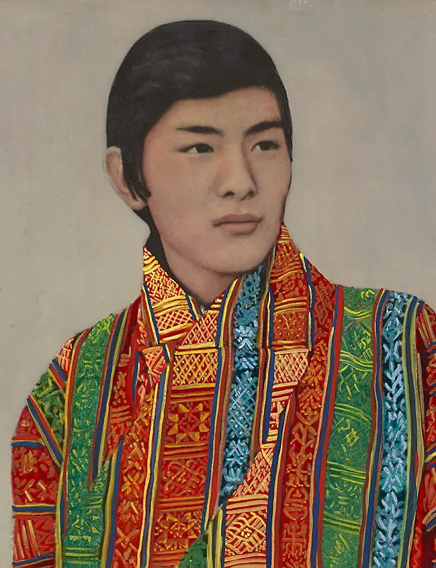 Portrait of the 4th King of Bhutan, Jigme Singye Wangchuck
