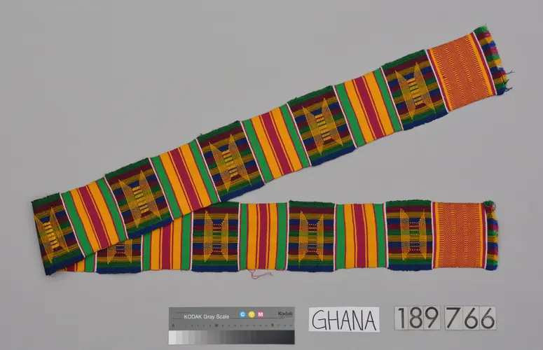 Kente Webstreifen