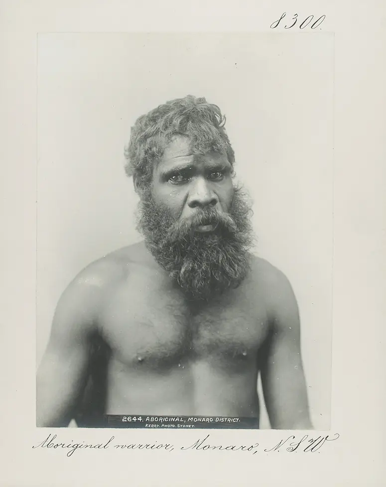 Aboriginal warrior, Monaro, N.S.W.