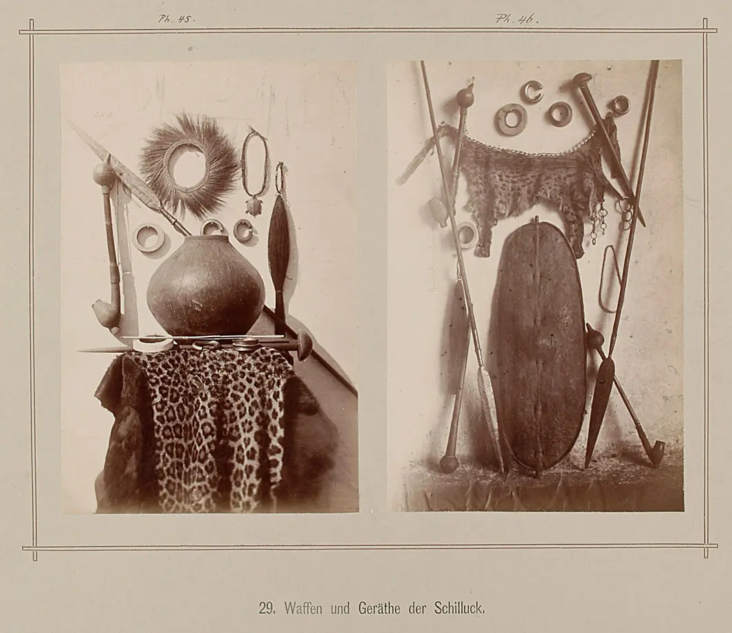 29. Waffen und Geräte der Schilluck