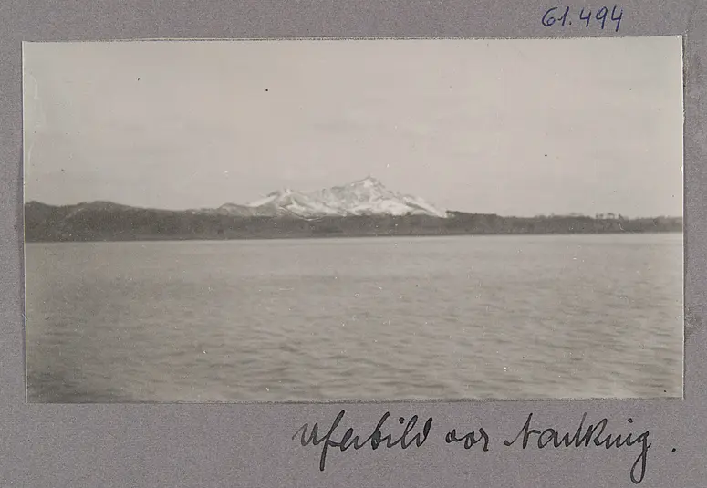 Der Yangtse. Uferbild von Nanjing