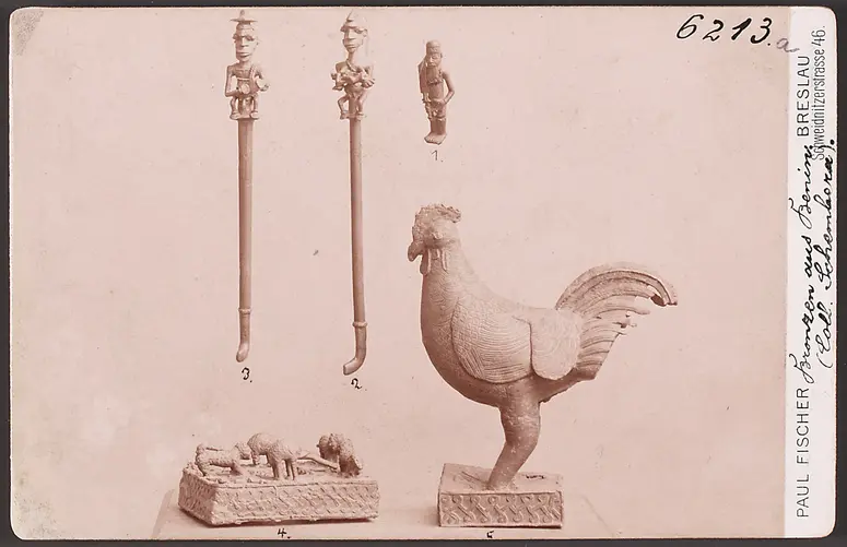 Die zum Verkauf angebotene Benin-Sammlung von Curt Schembera aus Breslau