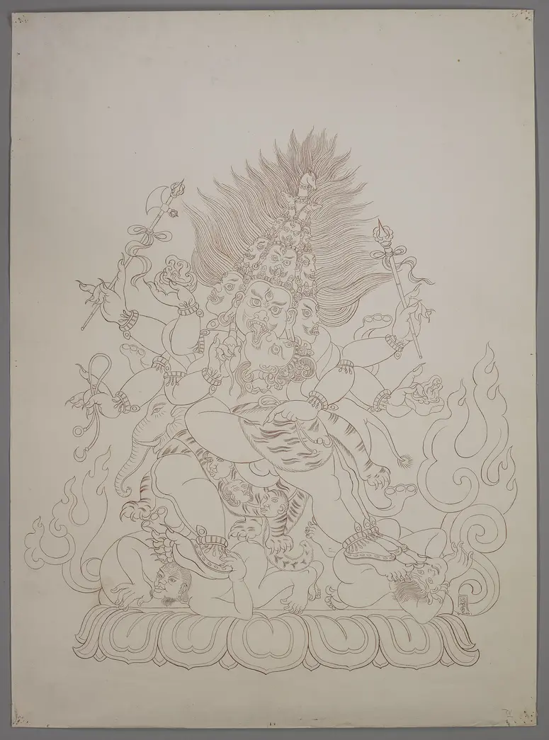 Federzeichnung, Hayagriva