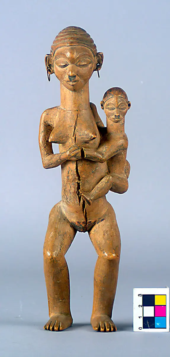 Frauenfigur mit Kind