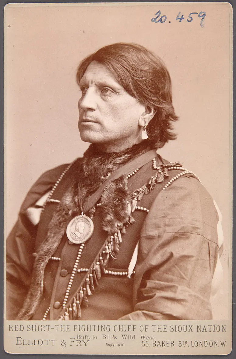 Red Shirt, Sioux-Chief, actor in Buffalo Bill's Wild West
