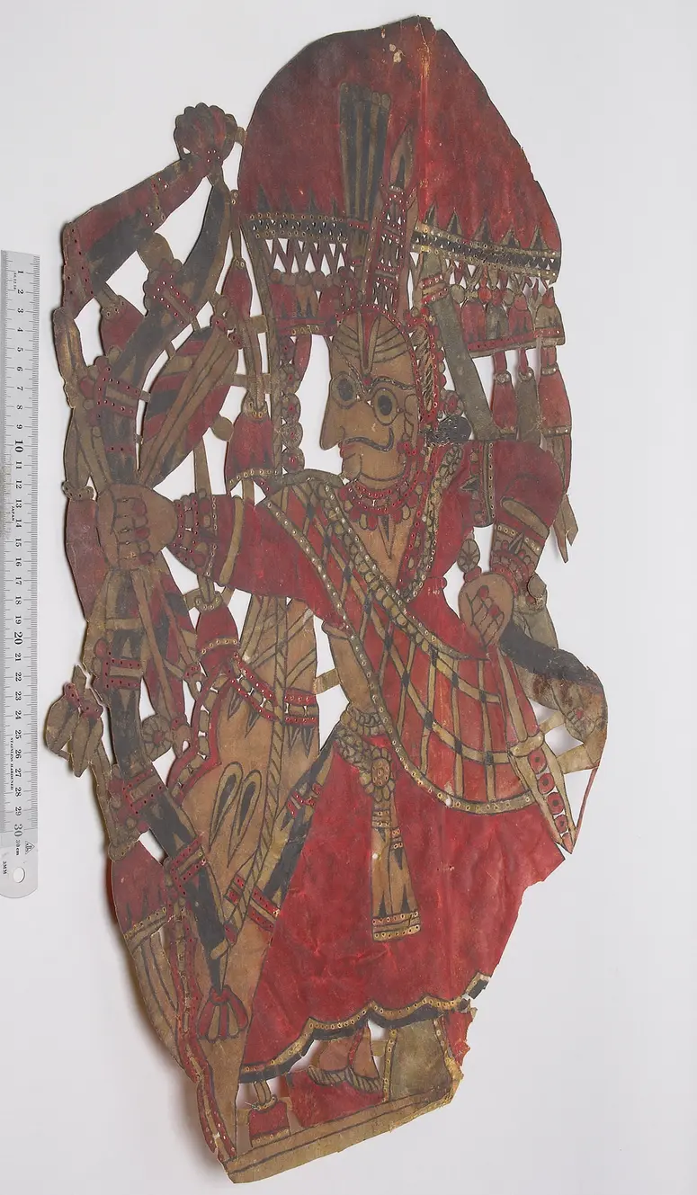 Schattenspielfigur König Dasarata