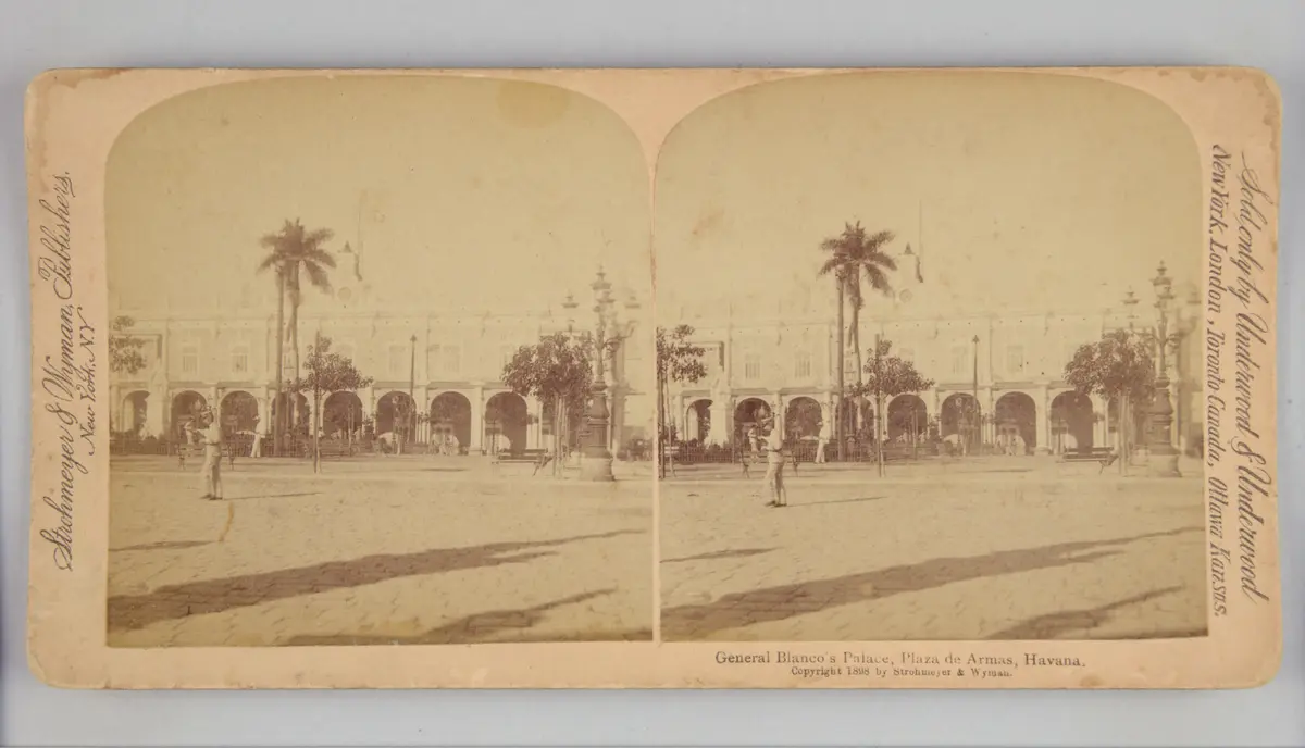 Stereofotografie, sepia
