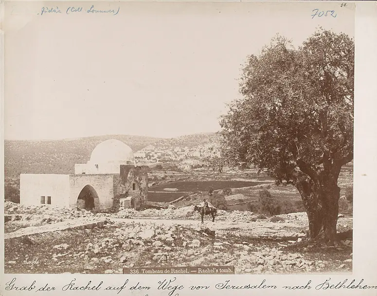 Jerusalem: Das Grab der Rachel auf dem Wege nach Bethlehem