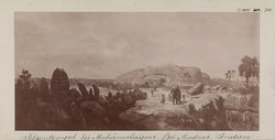 Felsentempel bei Mahamalaipur. Bei Madras, Indien. Von Emil Schindler [...]