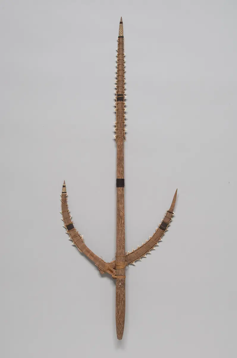 Sword with shark teeth