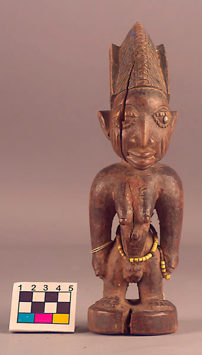 Weibliche Ibeji Zwillingsfigur