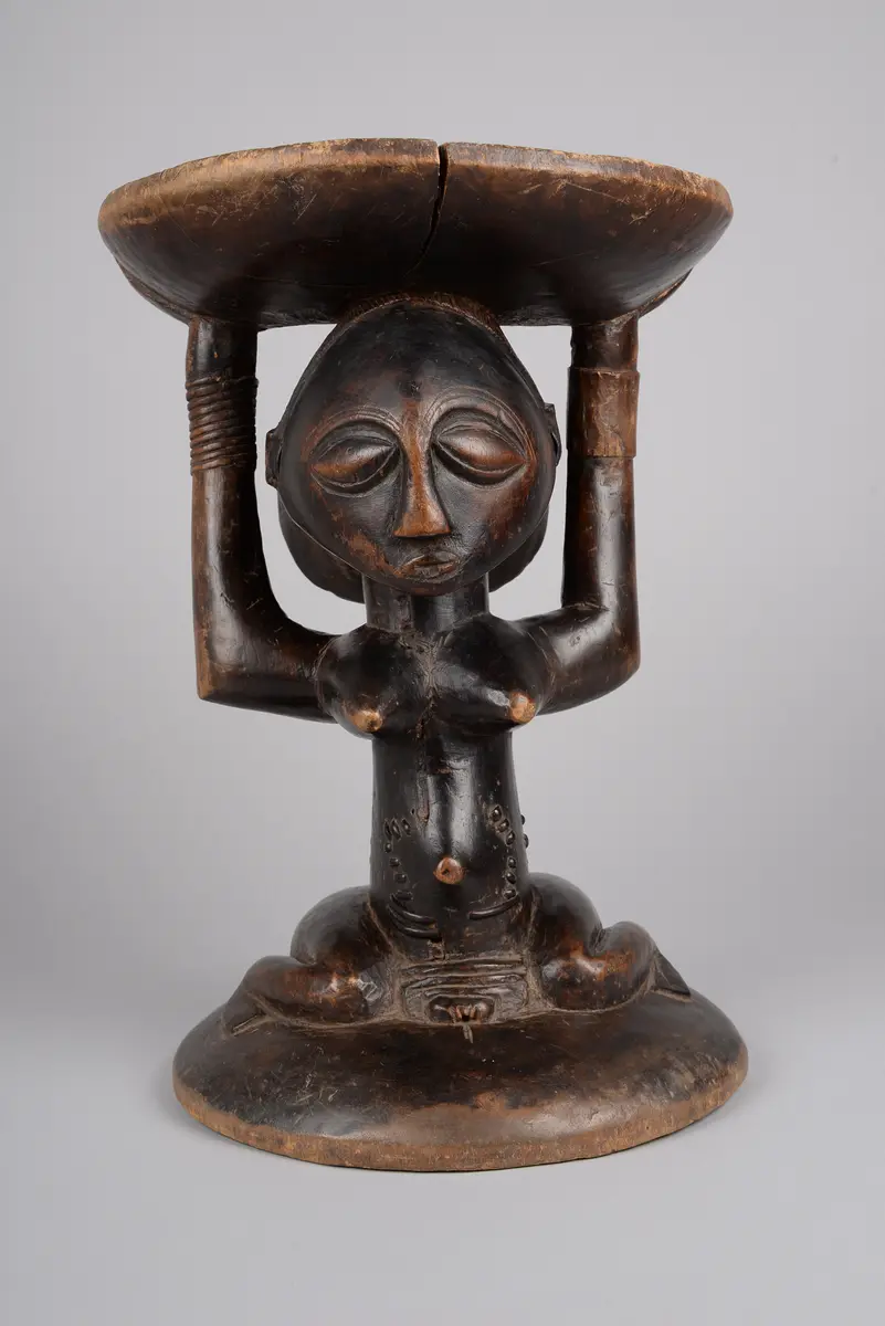 Female Caryatid Stool