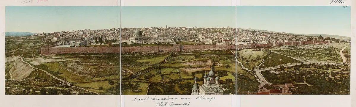 Ansicht Jerusalem´s vom Ölberge