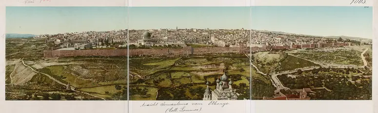 Ansicht Jerusalem´s vom Ölberge