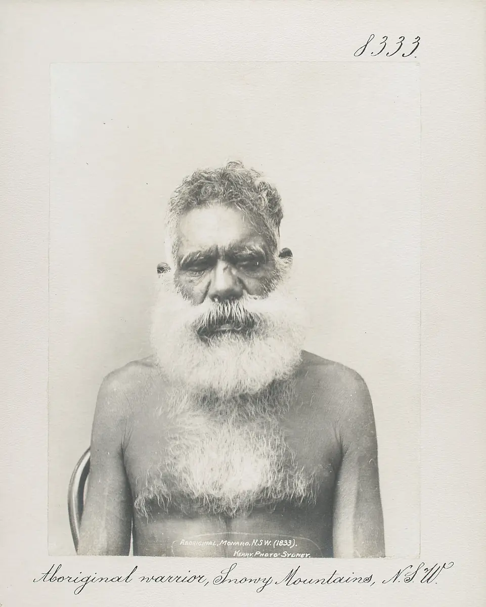 Aboriginal warrior, Snowy Mountains, N.S.W.