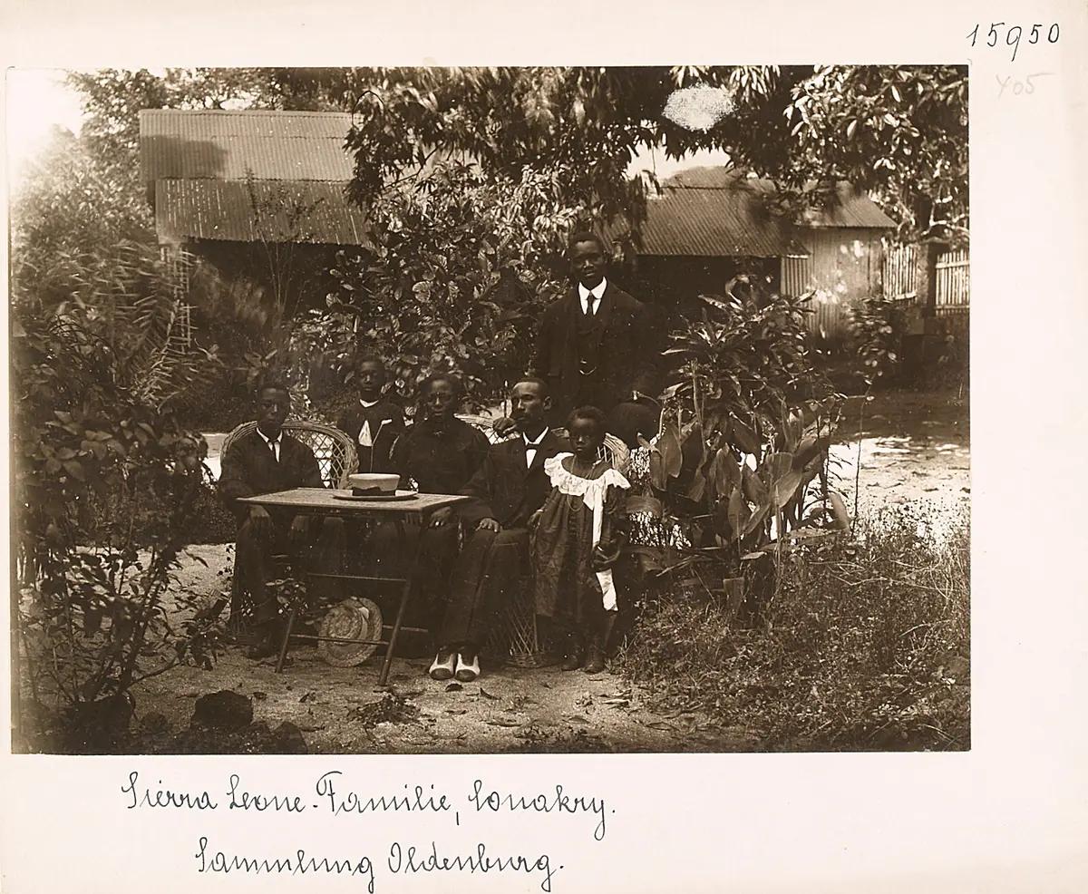 Sierra Leone-Familie, Conakry