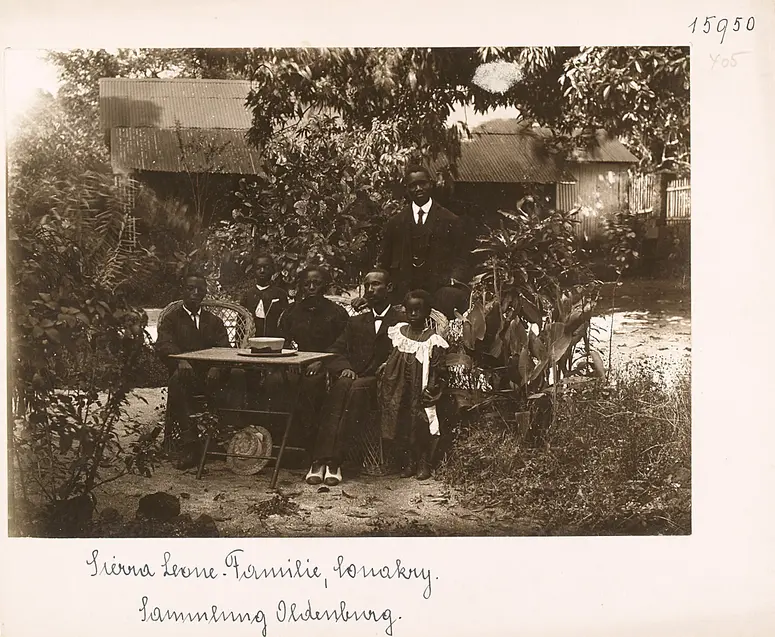Sierra Leone-Familie, Conakry