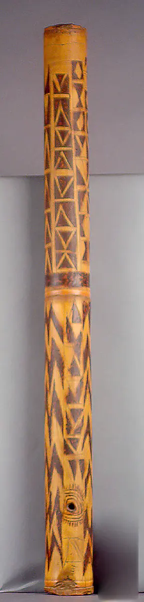 Verziertes Tabak-Rauchrohr
