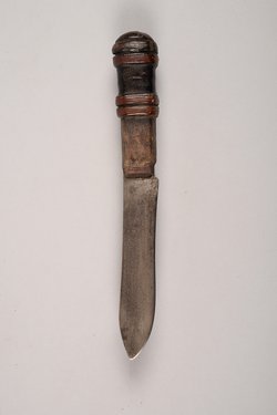 Knife with Sheath and Needle Containers