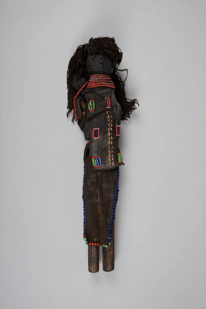 Children's Toy: Female Doll and Child