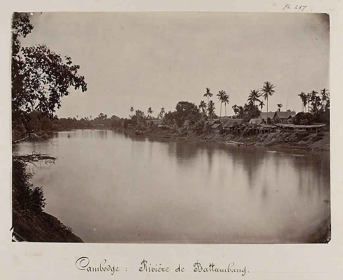 Ufergegend bei Battambang