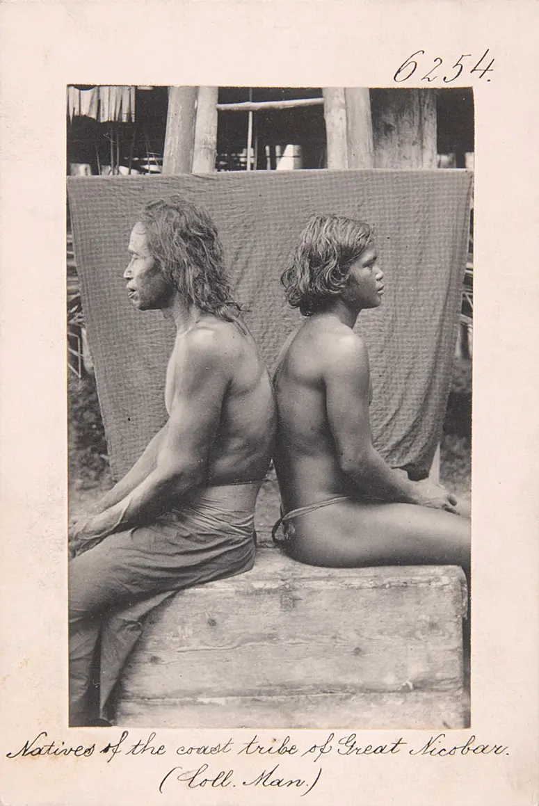 Natives of the coast tribe of Great Nicobar