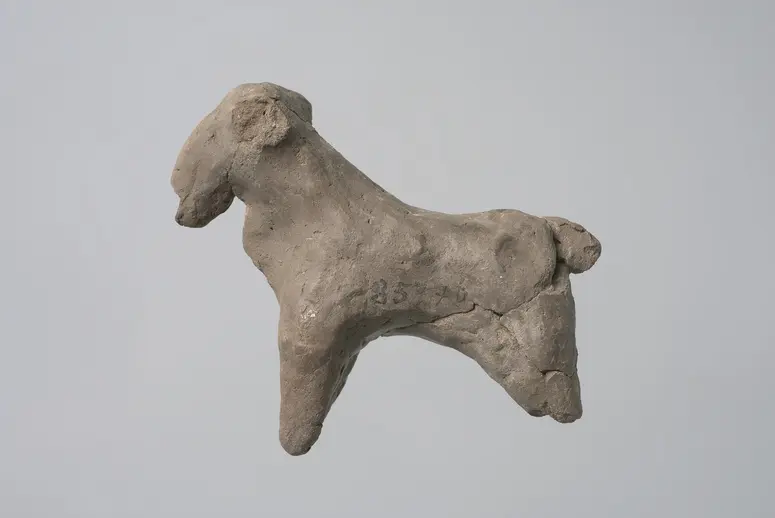 Lehmfigur: Büffel