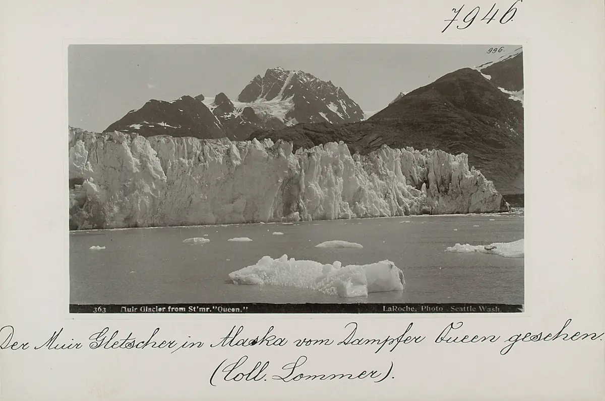 Der Muir Gletscher vom Dampfer 