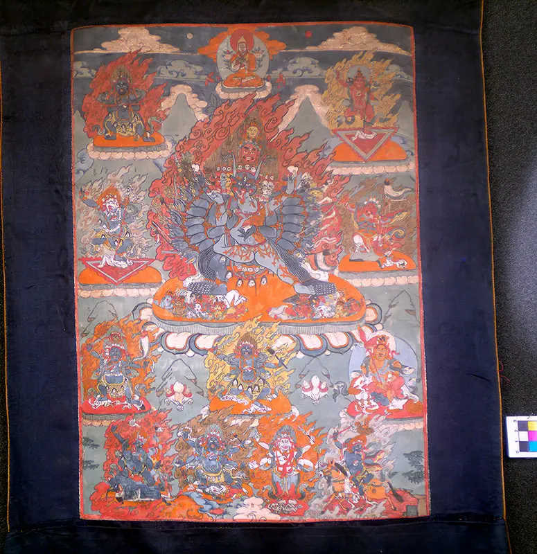 Thangka Ekavira-Vajrabhairave