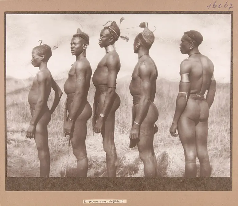 Eingeborene aus Jale (Acholi)