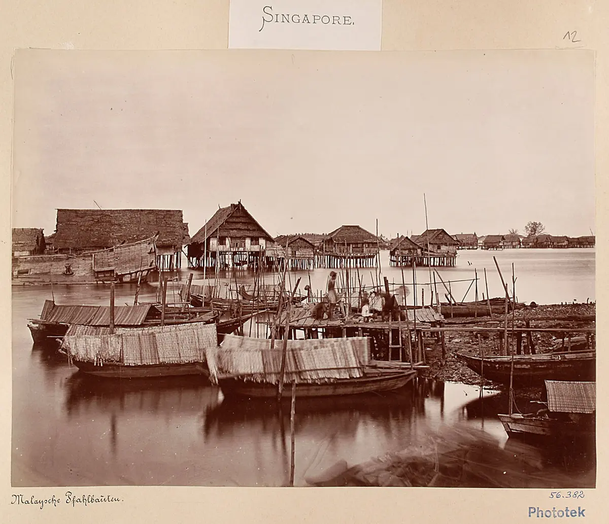 Das malaiische Pfahldorf Kampong Bugis